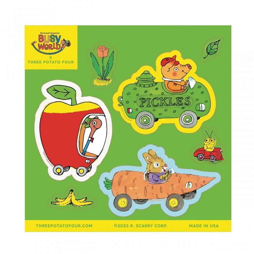 RICHARD SCARRY STICKER SHEET No. 1