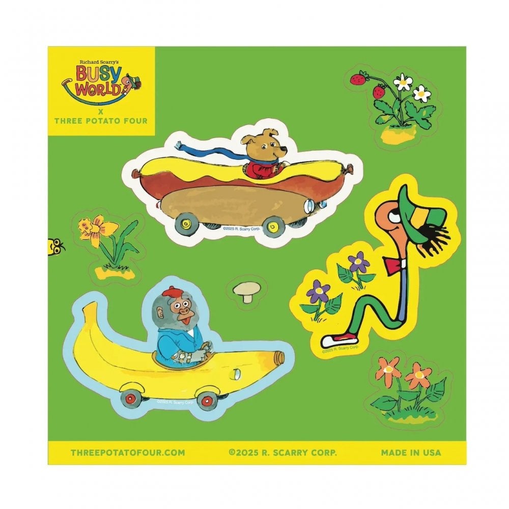 RICHARD SCARRY STICKER SHEET No.2
