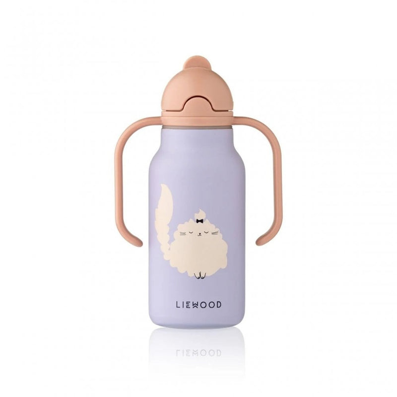 KIMMIE WATER BOTTLE 250ml - Cat / Warm Lilac