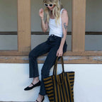 ELISABETH TOTE BAG - CUMIN STRIPES