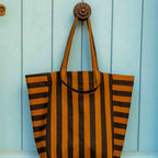 ELISABETH TOTE BAG - CUMIN STRIPES