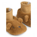 BETH BEAR PLUSH SLIPPERS - GOLDEN CARAMEL