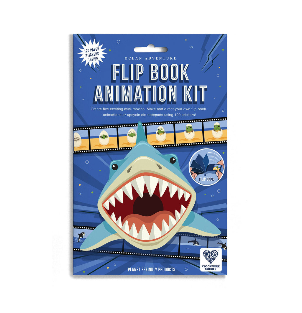 OCEAN ADVENTURE FLIP BOOK ANIMATION KIT (7 YEARS+)