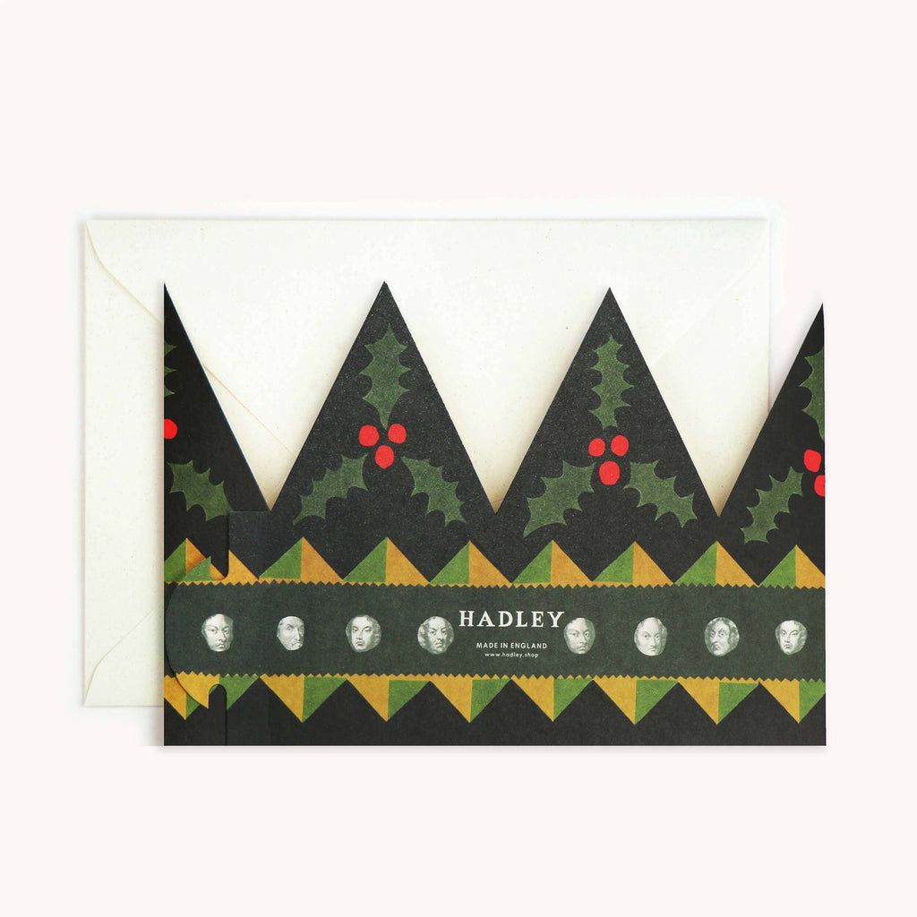 BAH HUMBUG PARTY HAT CARD