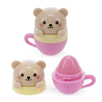 MINI BERRY SCENTED LIP BALM - TEACUP ANIMAL FRIENDS