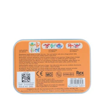 PLASTERS IN A TIN - BABY DINOS