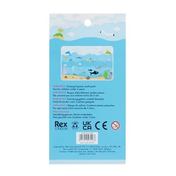 3D PUFFY STICKERS - SEA CREATURES