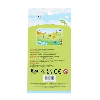 3D PUFFY STICKERS - SAFARI ANIMALS