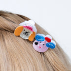 MINI CLAW HAIR CLIPS - HAPPY DOGS