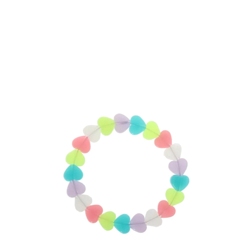 GLOW IN THE DARK BRACELET - HEARTS