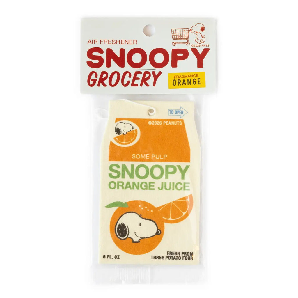 SNOOPY AIR FRESHENER - ORANGE JUICE