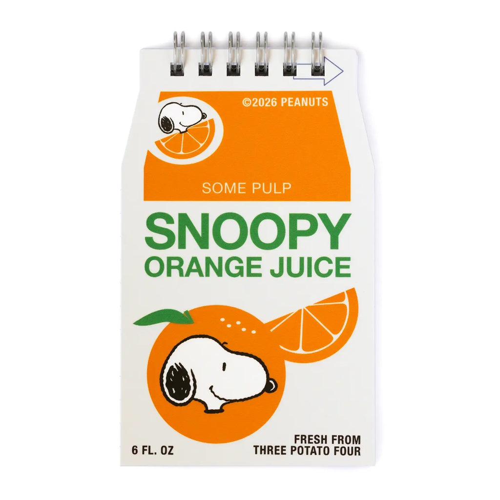 SNOPPY MINI NOTEBOOK -  ORANGE JUICE