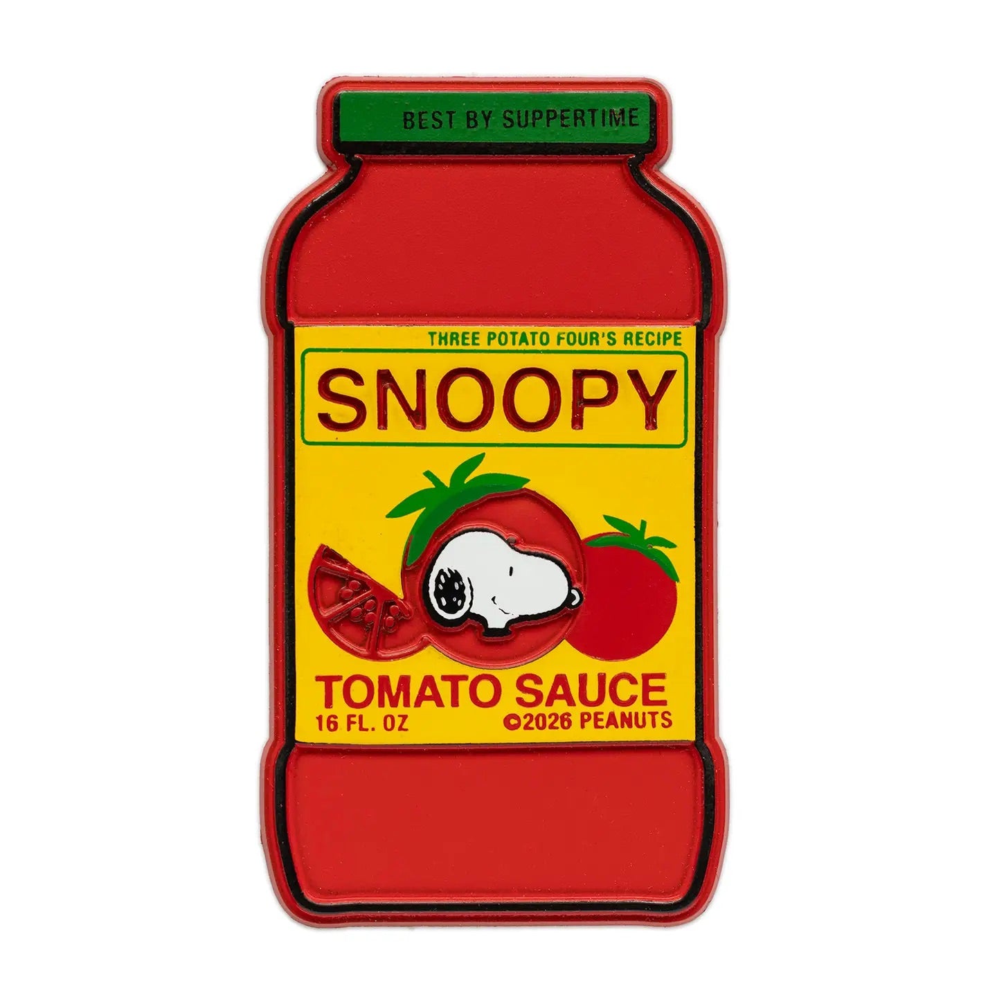 SNOOPY FRIDGE MAGNET - TOMATO SAUCE