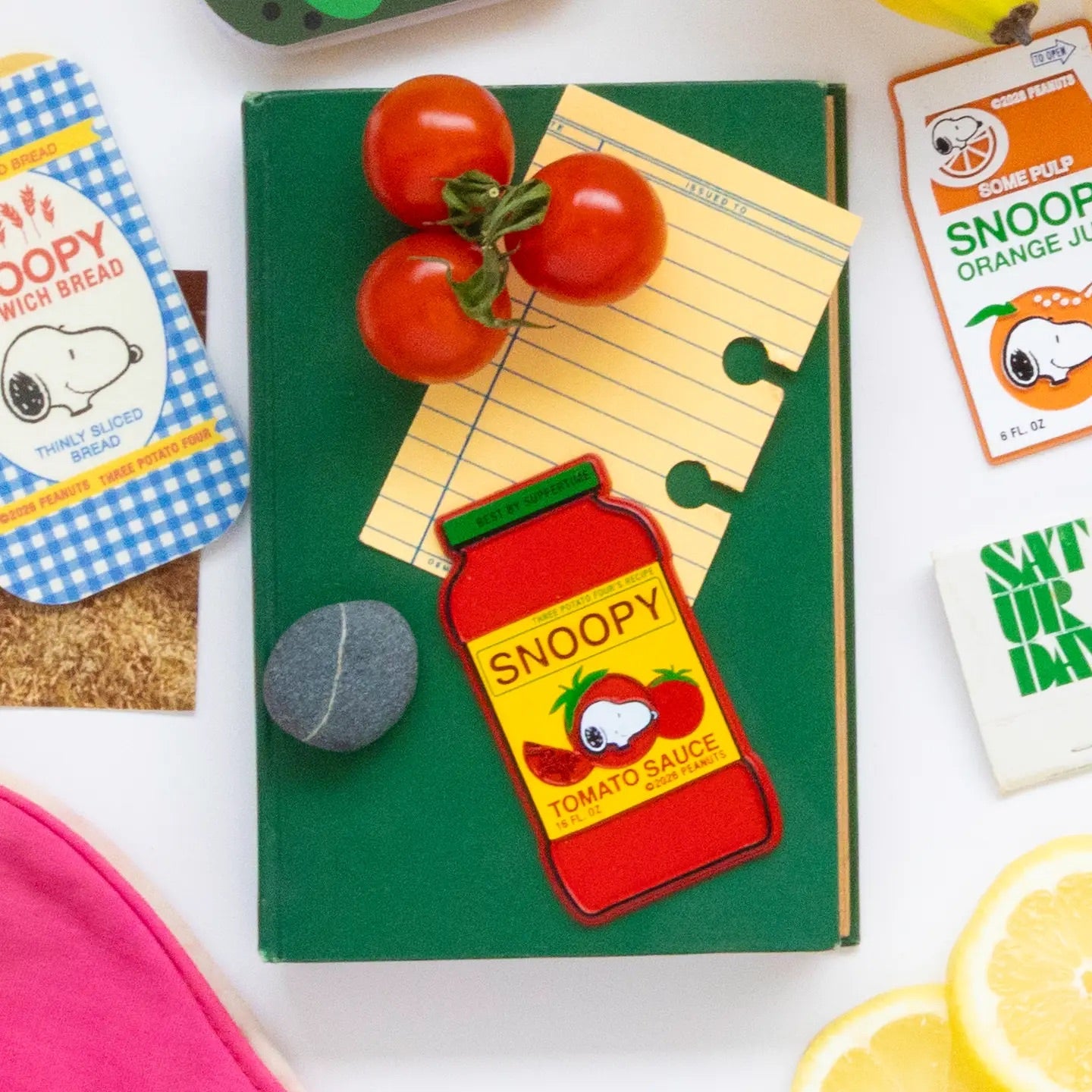 SNOOPY FRIDGE MAGNET - TOMATO SAUCE