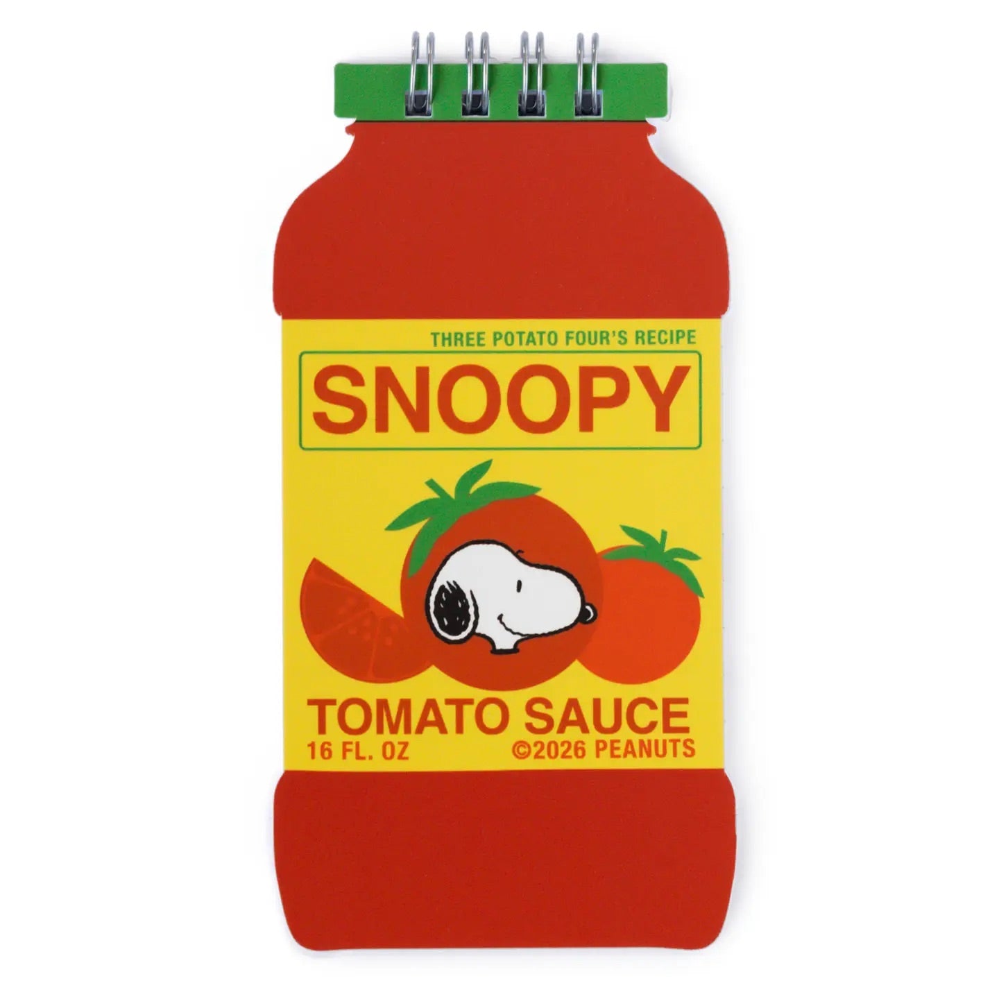 SNOPPY MINI NOTEBOOK -  TOMATO SAUCE
