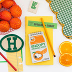 SNOPPY MINI NOTEBOOK -  ORANGE JUICE