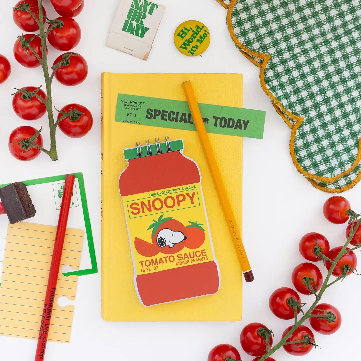 SNOPPY MINI NOTEBOOK -  TOMATO SAUCE