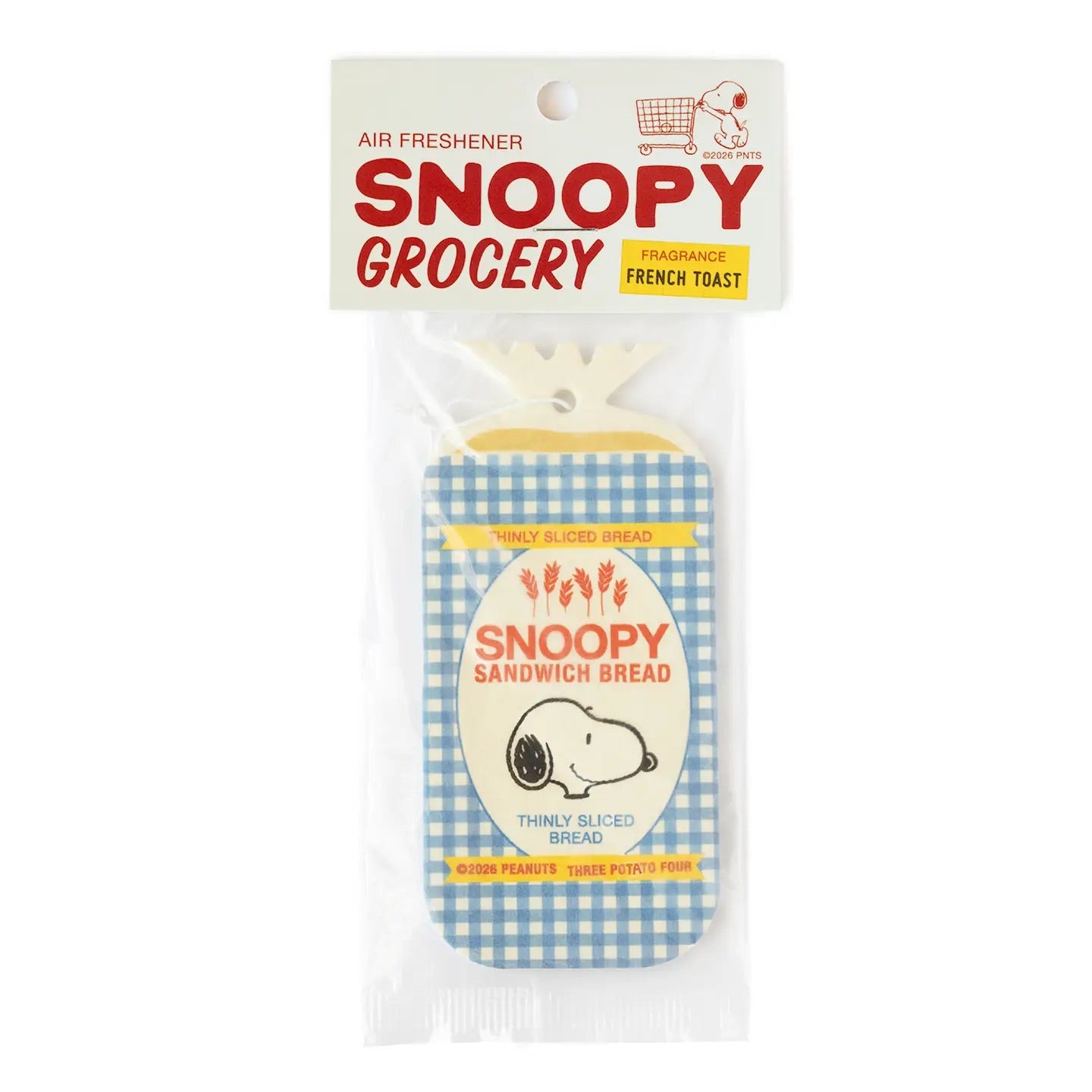 SNOOPY AIR FRESHENER - SANDWICH BREAD