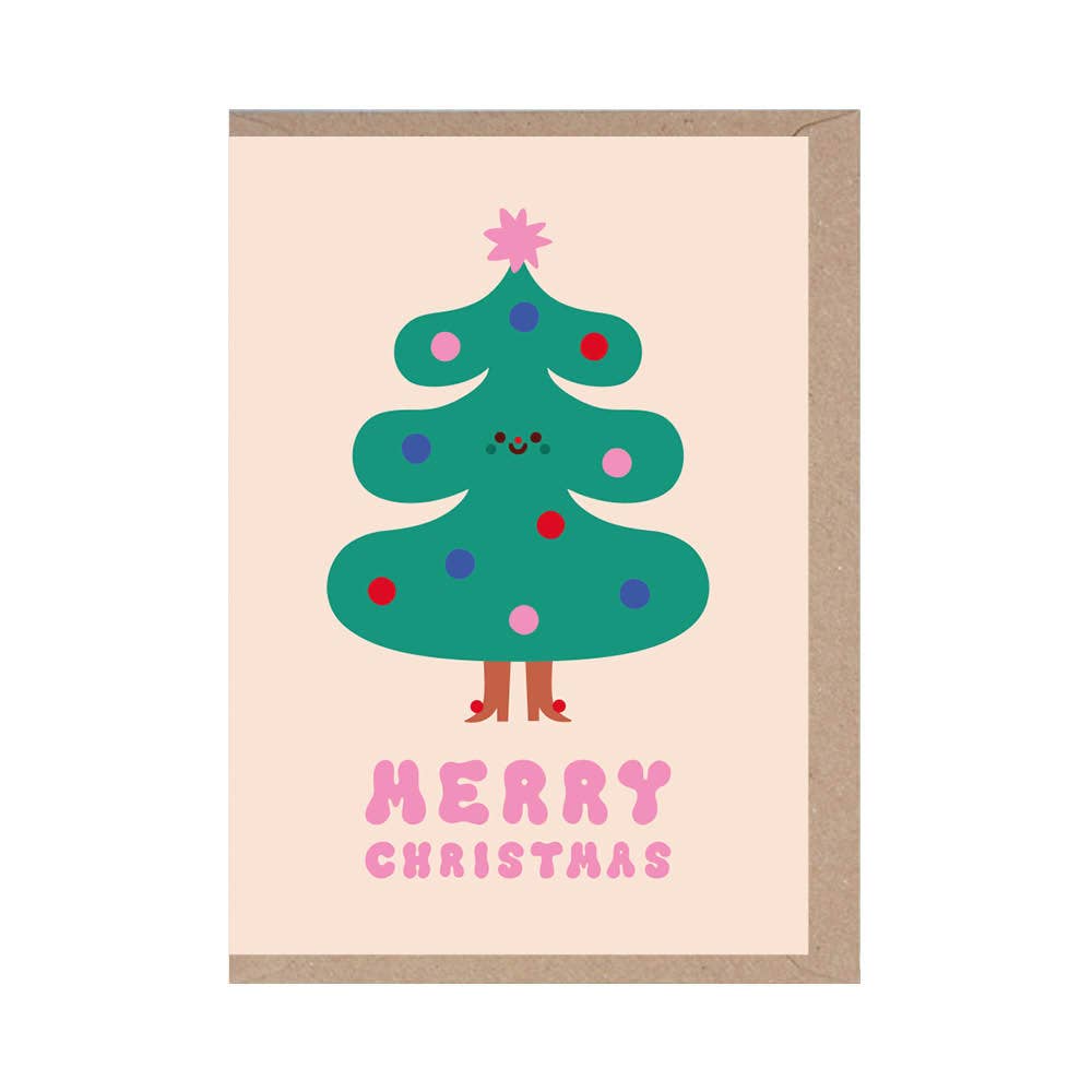 CUTE CHRISTMAS TREE CARD