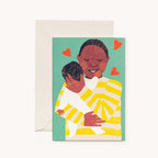 NEW BABY BOY CUDDLE CARD