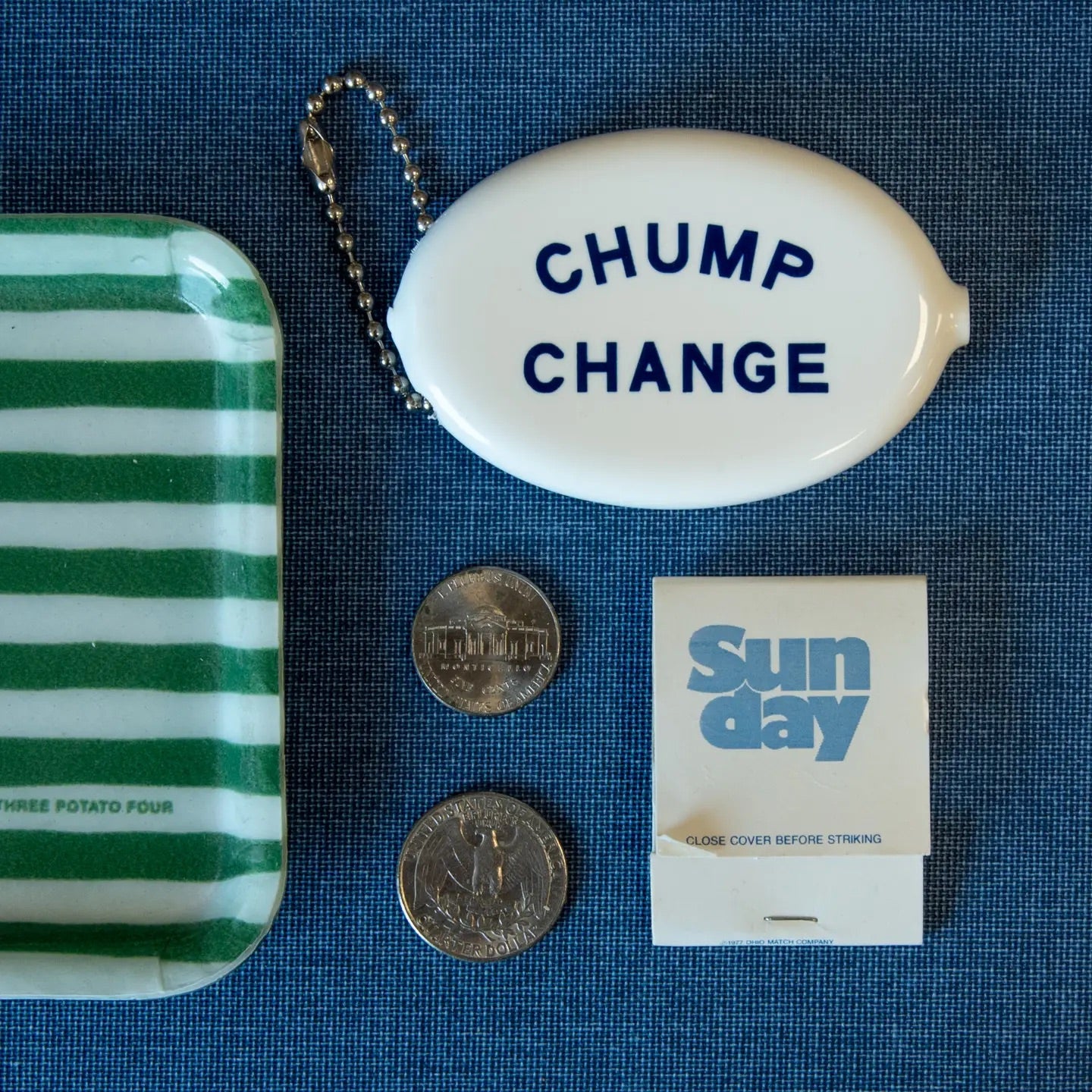 COIN POUCH KEY CHAIN - CHUMP CHANGE