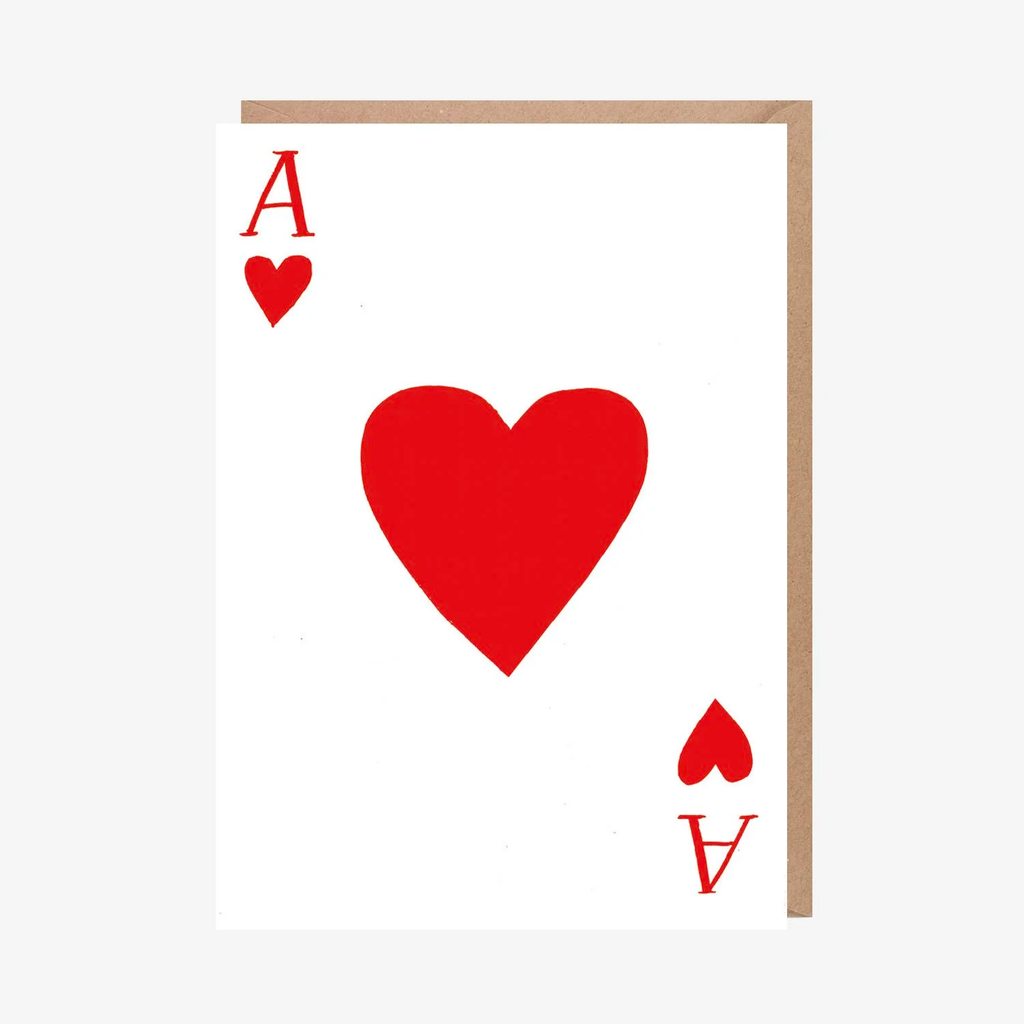 ACE OF HEARTS CARD