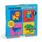 COLOUR MAGIC BATH BOOK SET OF 4 MINI BOOKS - ANIMALS OF THE WORLD