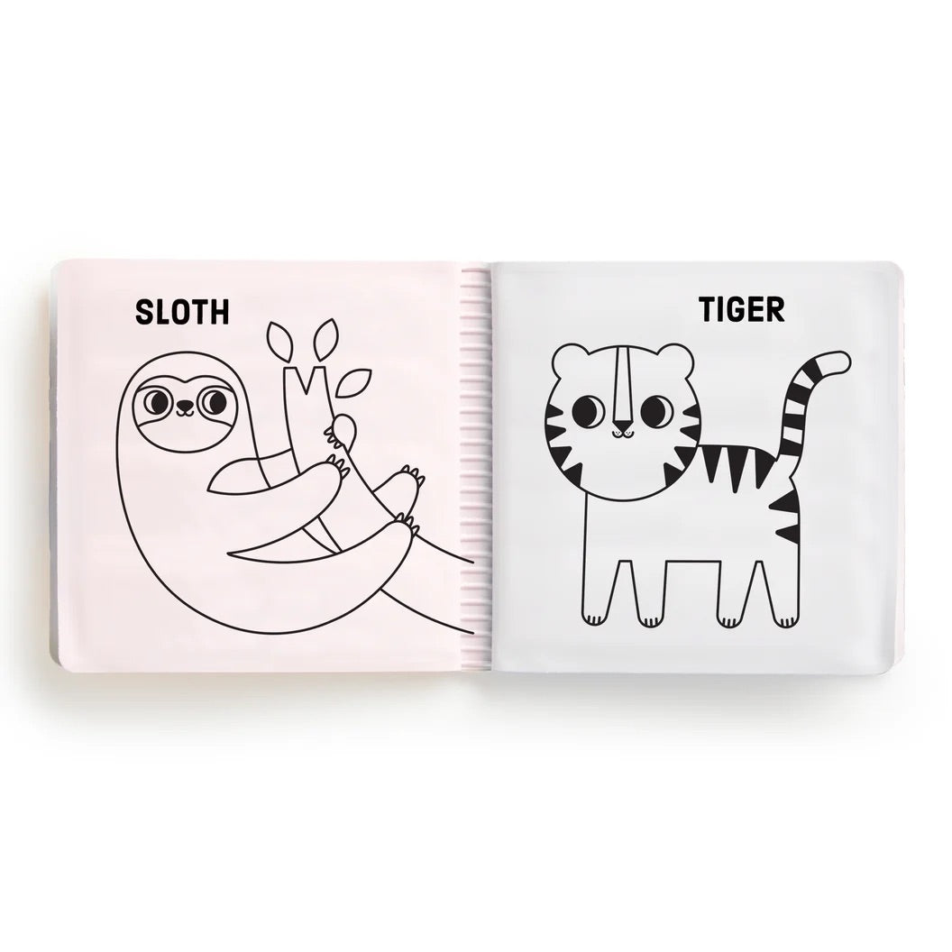 COLOUR MAGIC BATH BOOK SET OF 4 MINI BOOKS - ANIMALS OF THE WORLD