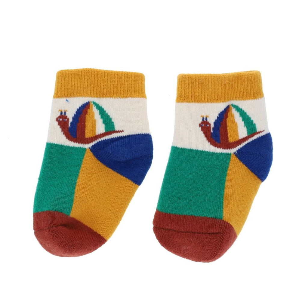 BABY SNAIL SOCKS - FOREST (2 SIZES)
