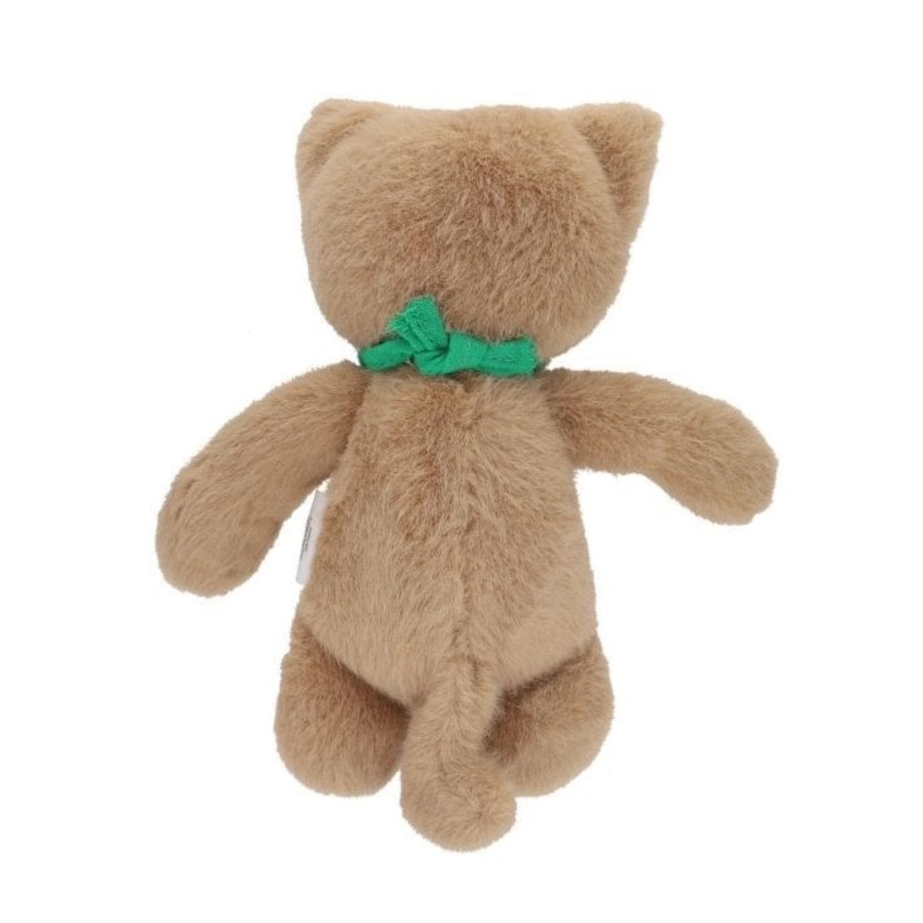 SOFT TOY CAT WITH GREEN BANDANA