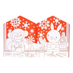 CHRISTMAS COLOURING BOOK AND STICKERS
