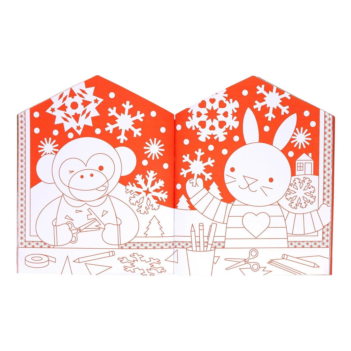 CHRISTMAS COLOURING BOOK AND STICKERS