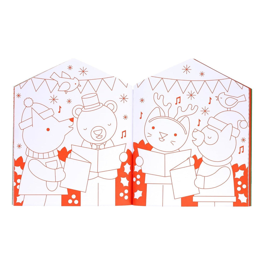 CHRISTMAS COLOURING BOOK AND STICKERS