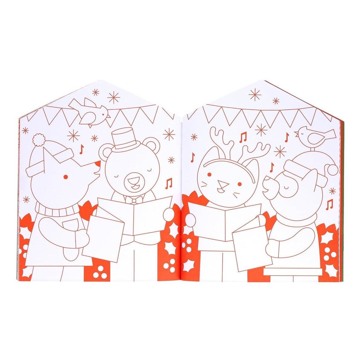 CHRISTMAS COLOURING BOOK AND STICKERS