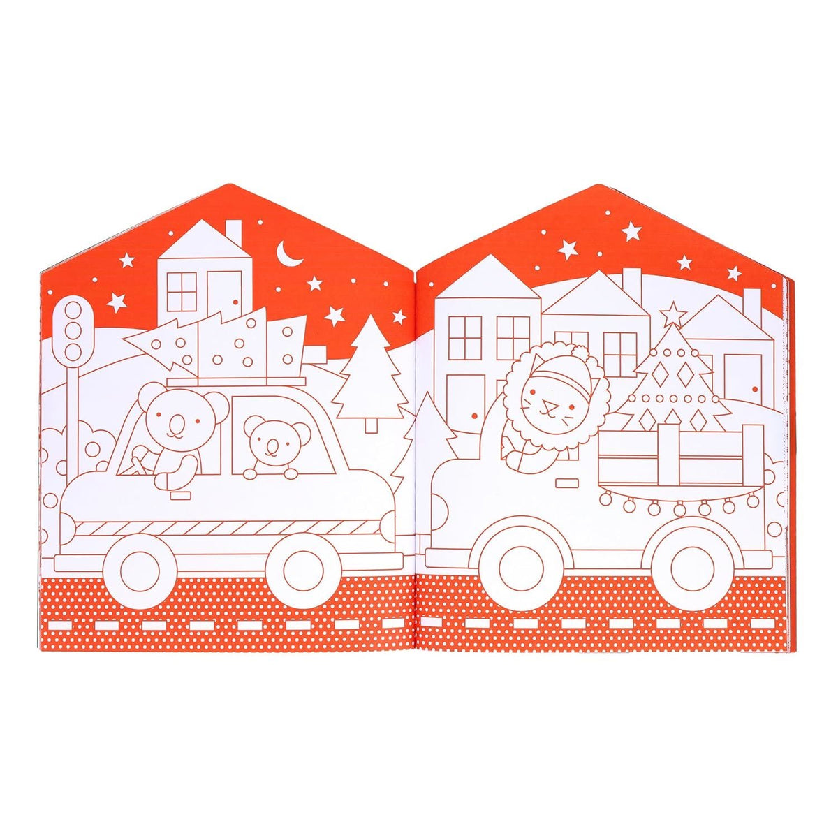 CHRISTMAS COLOURING BOOK AND STICKERS