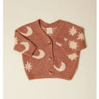 COZMO MOON STAR CARDIGAN - RUSSET