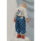 MURPHY CHECKERBOARD BALLOON DENIM TROUSER