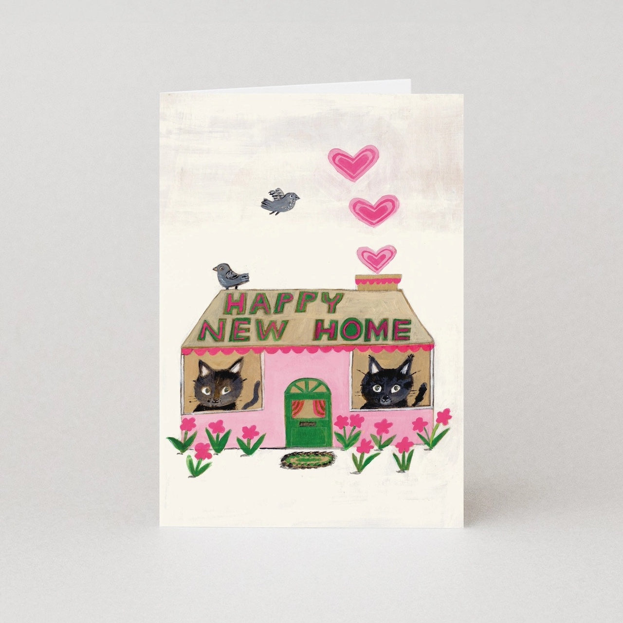COTTAGE CATS NEW HOME CARD
