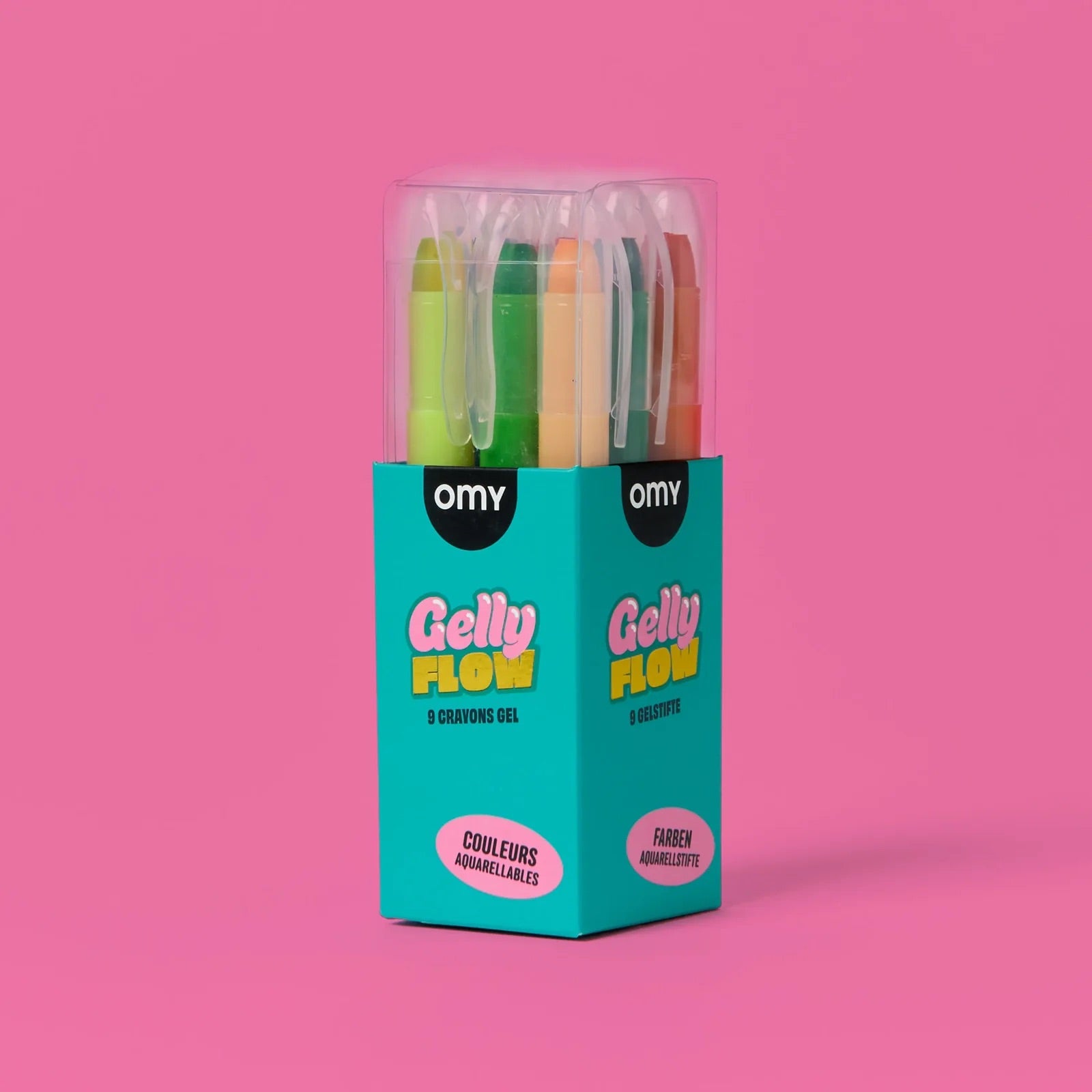 GELLY FLOW - 9 GEL CRAYONS