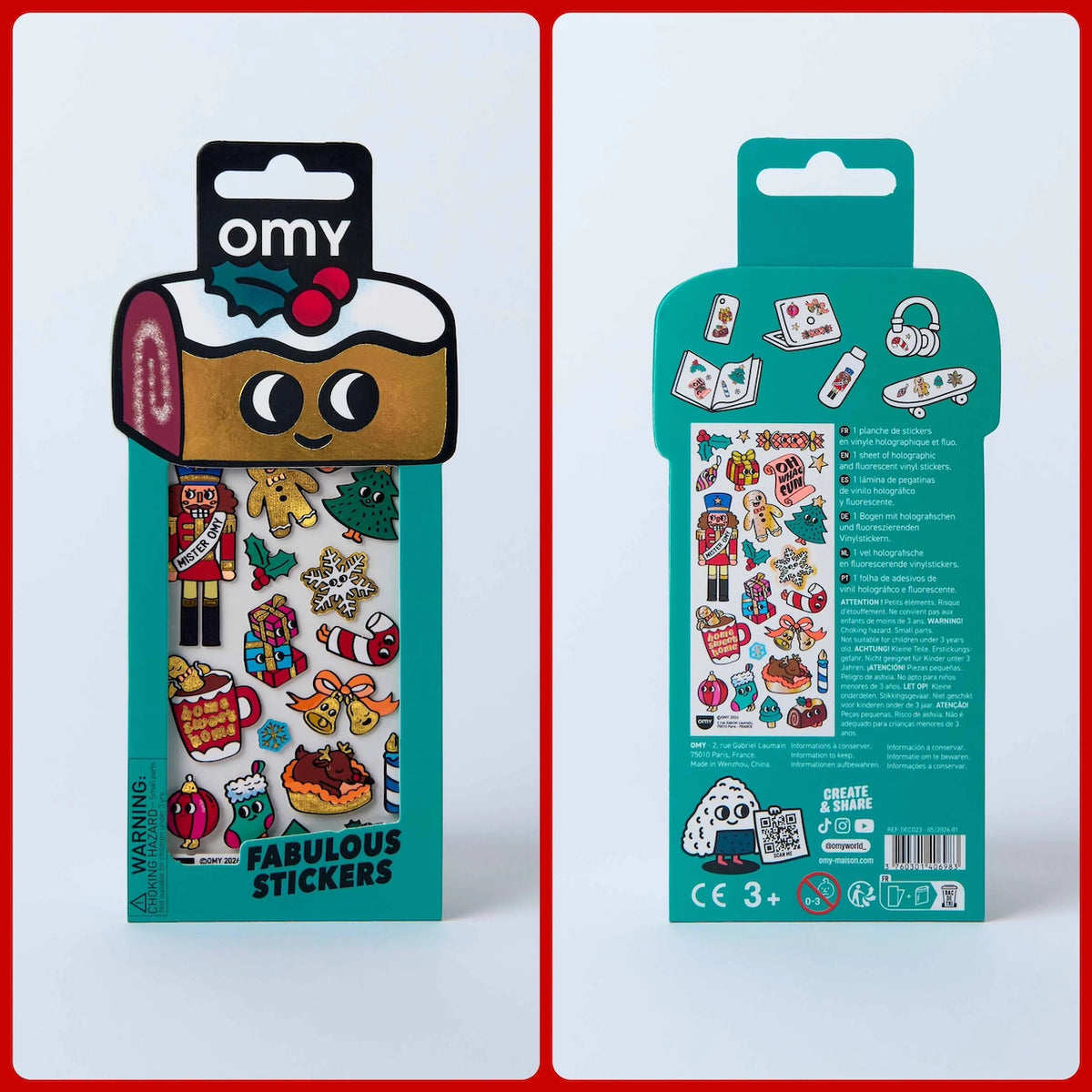 FABULOUS STICKERS - ICONIC - CHRISTMAS