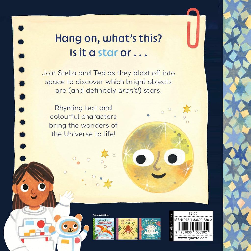 DON'T CALL ME A STAR PAPERBACK BOOK (3-5 YEARS)