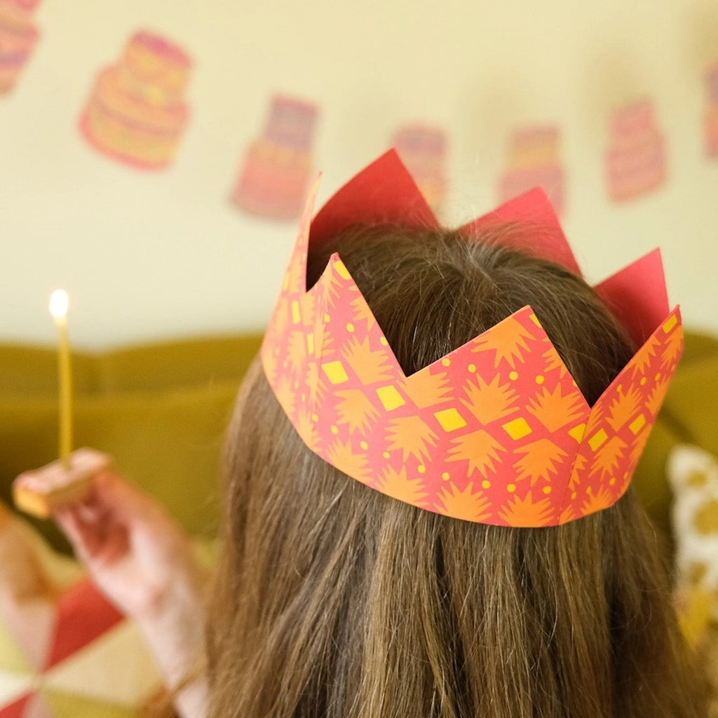 6 CELEBRATION CROWNS