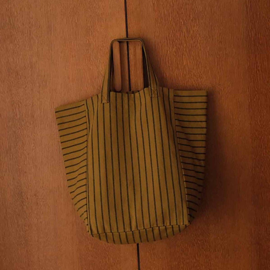 ELISABETH TOTE BAG - TENNIS BLACK/OLIVE