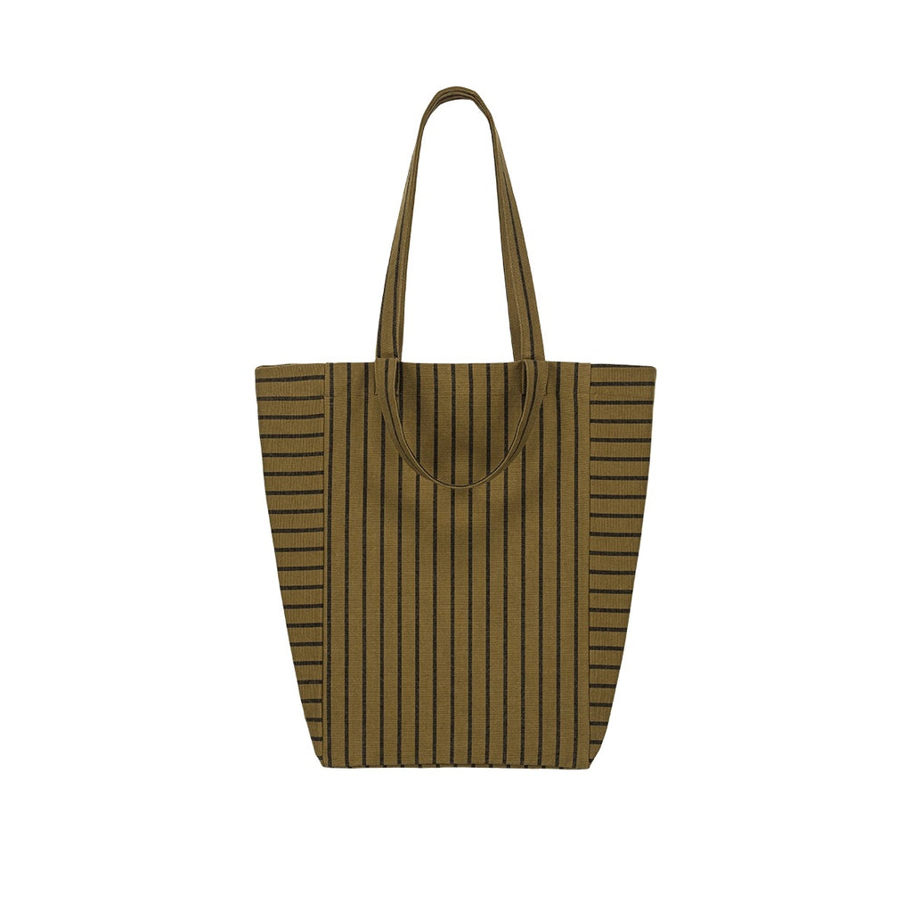 ELISABETH TOTE BAG - TENNIS BLACK/OLIVE