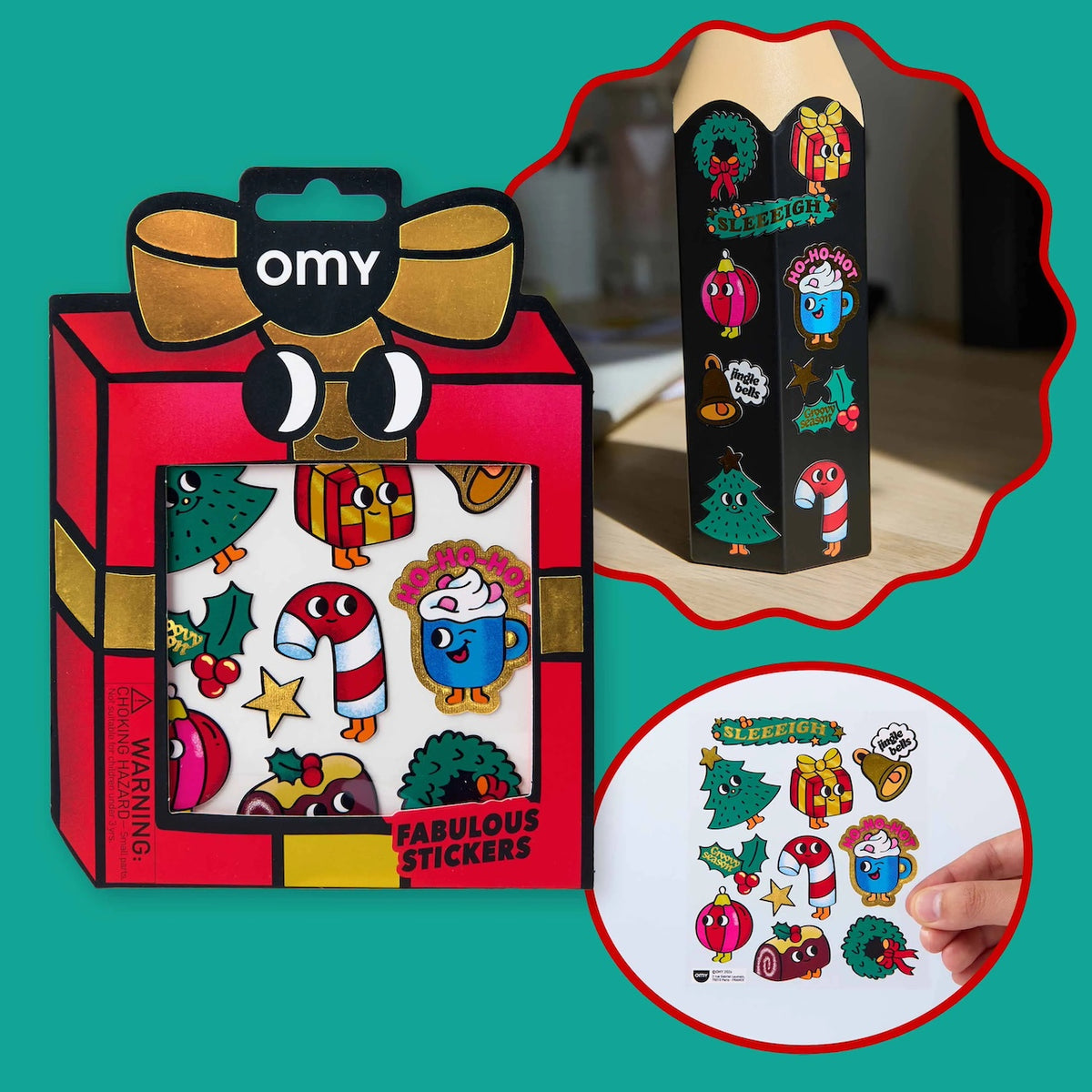 FABULOUS STICKERS - BIG - CHRISTMAS