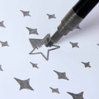 9 GLITTER MARKER PENS