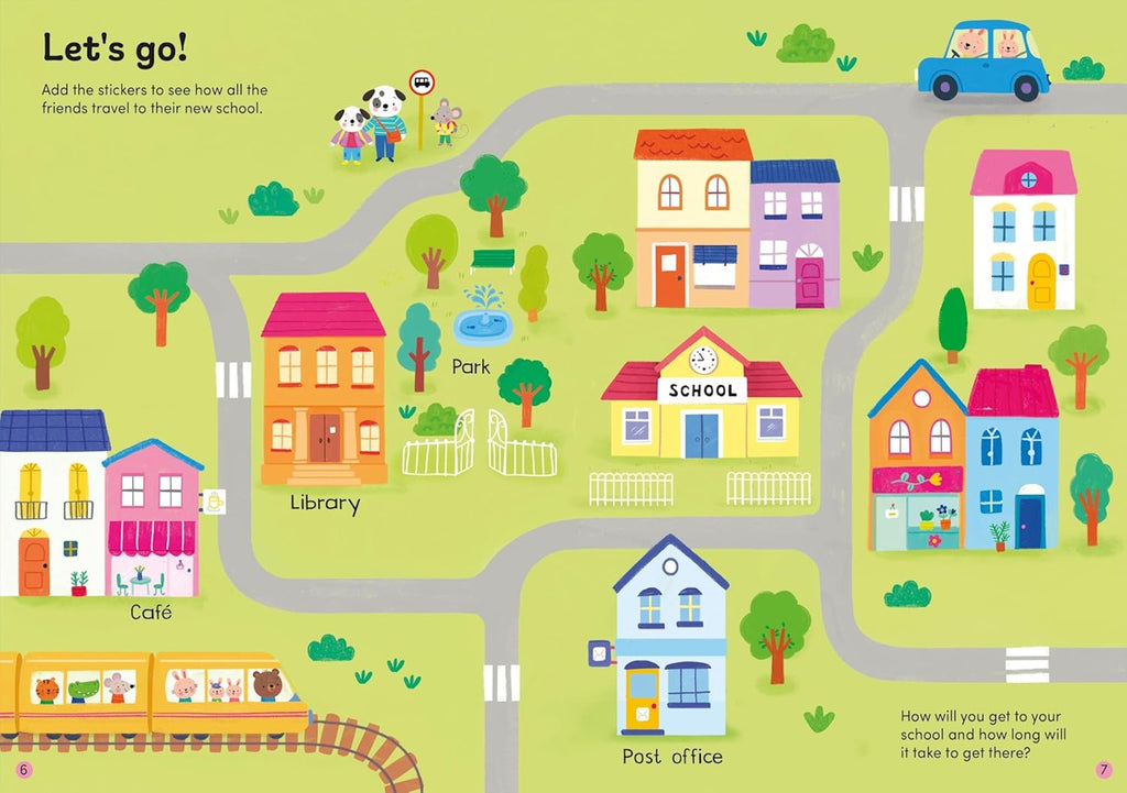 FIRST DAY AT SCHOOL STICKER BOOK (3-5 YEARS)