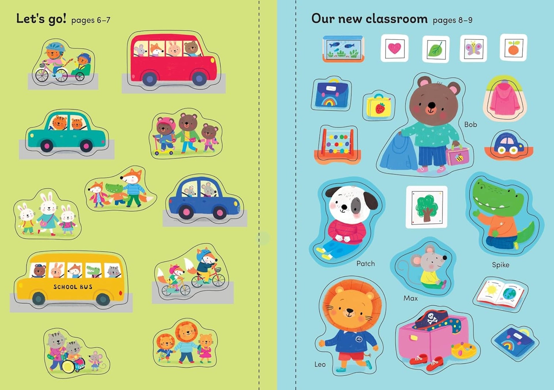 FIRST DAY AT SCHOOL STICKER BOOK (3-5 YEARS)