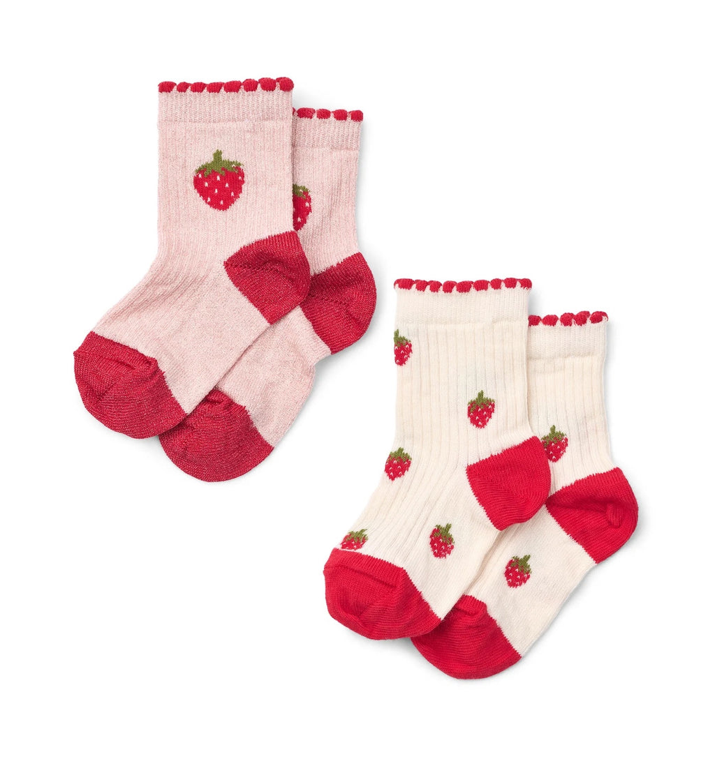 VIBE SOCKS - 2 PACK - GLITTER BERRY