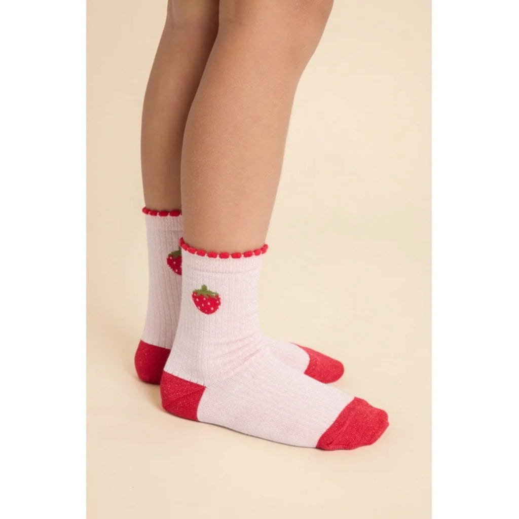 VIBE SOCKS - 2 PACK - GLITTER BERRY